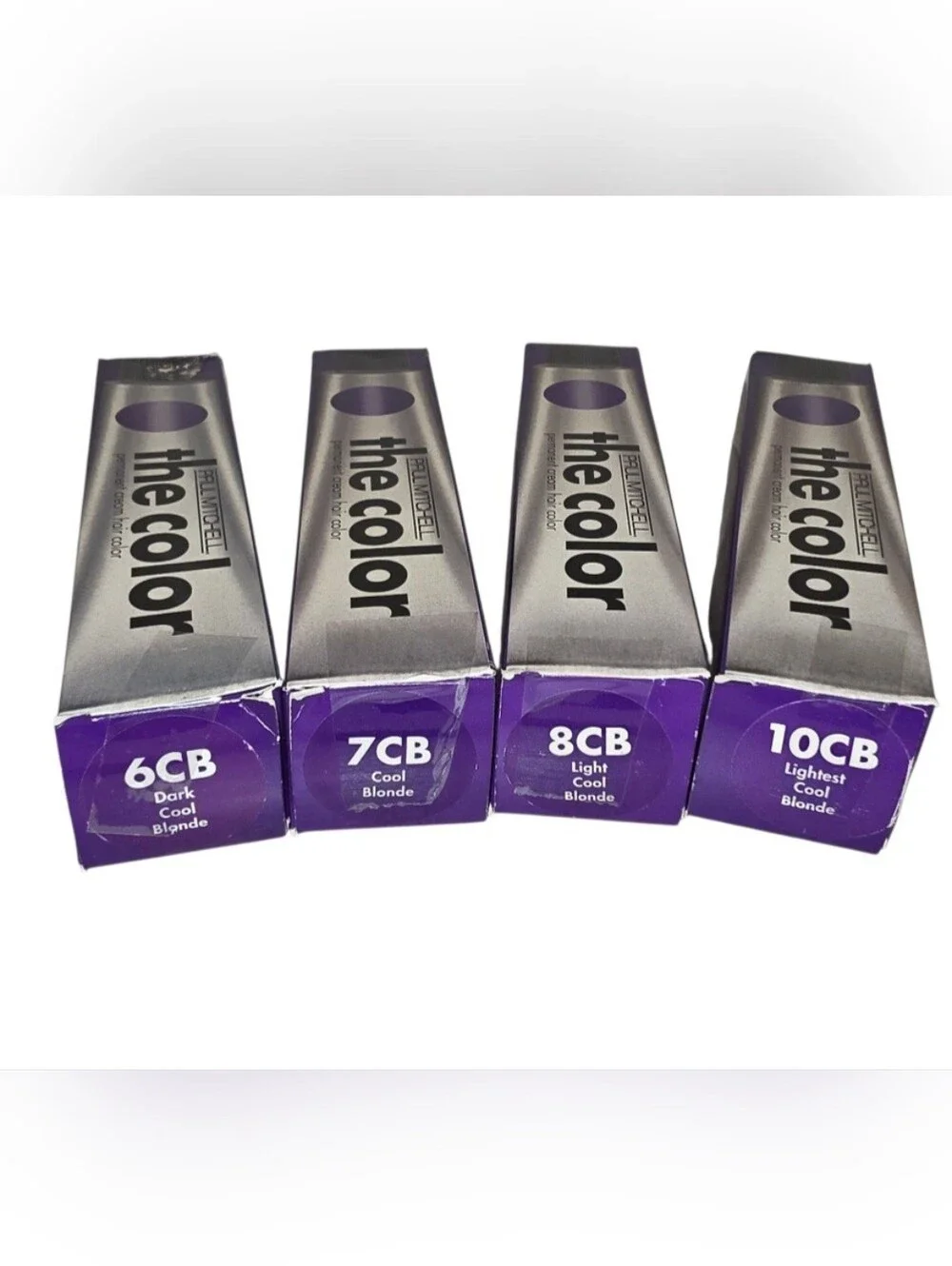 New (4) Cool Blonde Paul Mitchell Permanent Cream Hair Color Size 3 fl oz each